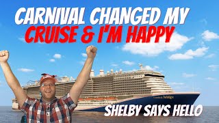 CRUISE NEWS: CARNIVAL MADE MY DAY TODAY | CRUISING IN JUST TWO WEEKS | SHELBY SAYS HELLO