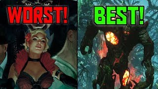 ALL BO3 ZOMBIES MAPS RANKED FROM WORST TO BEST! - Call of Duty Black Ops 3 Zombies