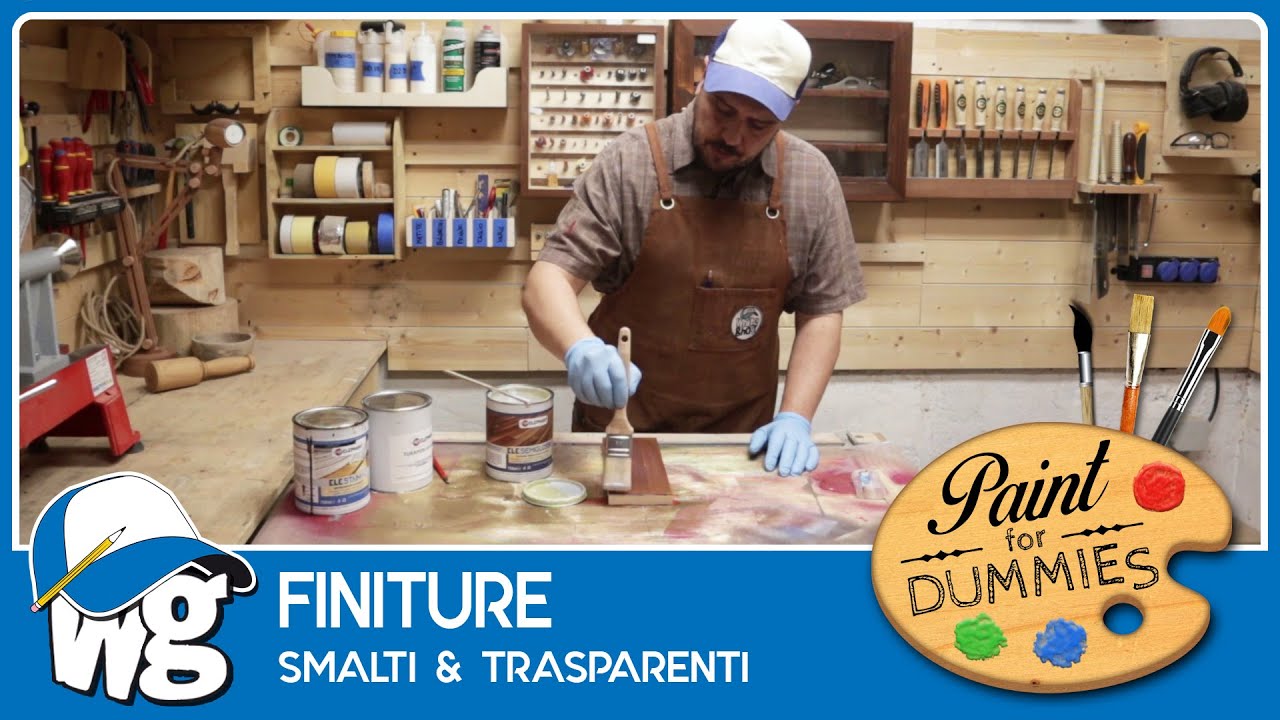 Finiture trasparenti e smalto per legno