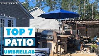 Top 7 Best Patio Umbrellas for Your Outdoor Space