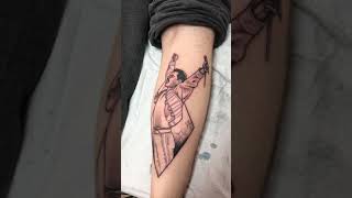 Freddie mercury tattoo outline