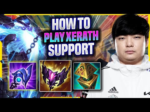 LEARN HOW TO PLAY XERATH SUPPORT LIKE A PRO! - DRX Beryl Plays Xerath SUPPORT vs Rell! |