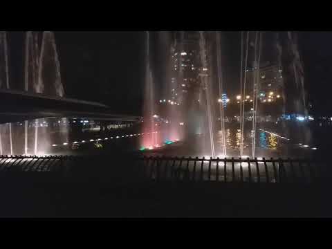 Plaza de la Aviación - Fuente Nocturna - Santiago do Chile