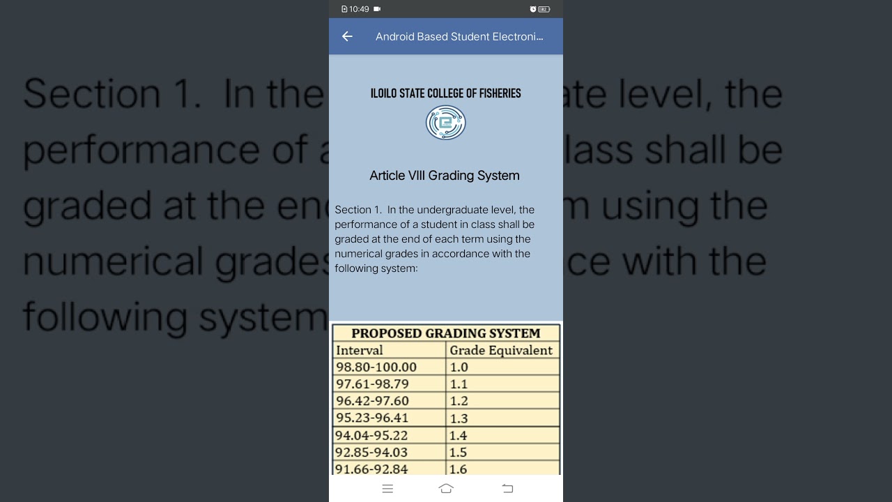 Video Demo of Android-based Student Electronic Handbook