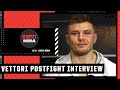 Marvin Vettori speaks after beating Paulo Costa at #UFCVegas41 | ESPN MMA