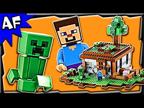 ArtiFex Creation - Lego Minecraft The FIRST NIGHT 21115 Stop Motion Build Review