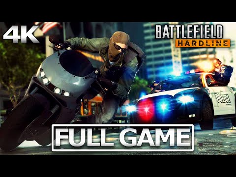 Battlefield Hardline Veteran Difficulty Full Gameplay Walkthrough / No Commentary【FULL GAME】4K UHD