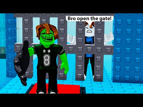 ROBLOX Slap Tower Funny Moments (JAIL TROLL TOWER)