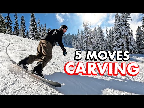 5 Moves To Improve Your Carving Snowboard Turns