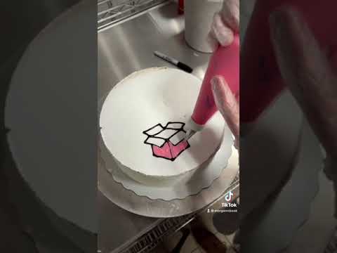 Making a Dairy Queen cake for you guys!! #shorts || morgannbook