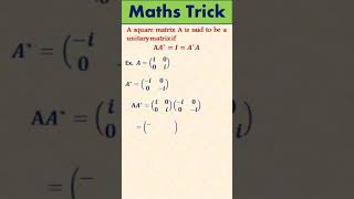 Unitary Matrix | PSTET | CTET | Master/ Lecturer Cadre | CSIR NET | IIT JAM | GATE
