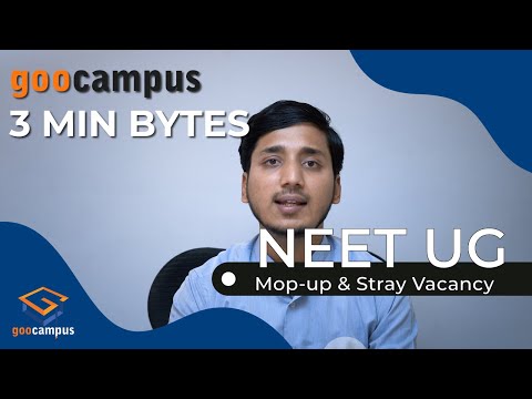 NEET-UG 2020 🇮🇳 Mop-Up & Stray Round Explained 📒 NEET-UG 2020 Mini Series.