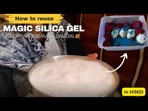 How to REUSE Silica Gel to Dry, Preserve Flowers #resinarttips #resinrecipesbyzeenat #magicsilicagel