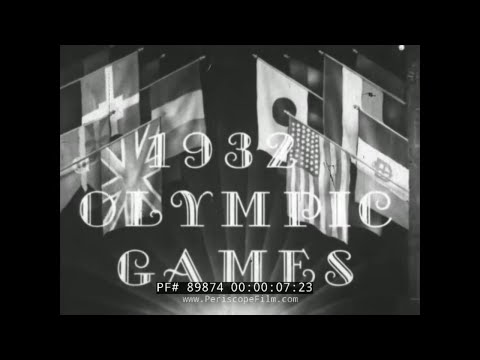 LOS ANGELES 1932    X OLYMPIC GAMES  LOS ANGELES CALIFORNIA  89874
