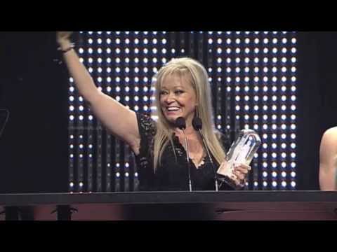 Esther Gold accepts, her son David Gold's Juno Award. (Woods of Ypres) (Pro Shot)