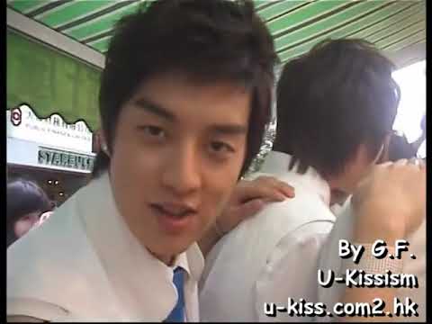 090813 U-Kiss in Hong Kong (soohyun & eli say hi)