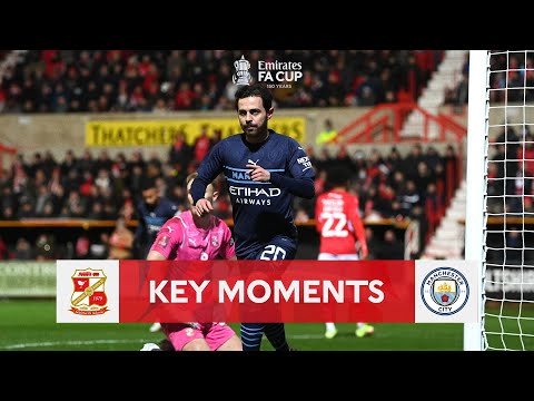 Swindon Town v Manchester City | Key Moments | Third Round | Emirates FA Cup 2021-22