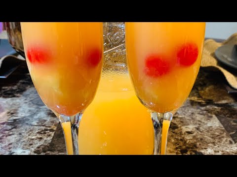 Pineapple Mimosas Recipe/Great for Brunch