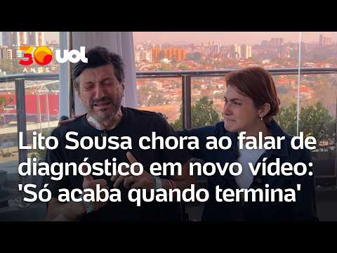 Lito Sousa chora ao falar sobre diagnóstico em novo vídeo: ‘Queria mais tempo com meu filho’