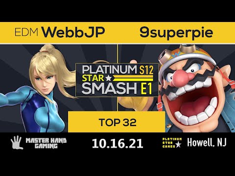PSS S12:E1 - EDM | WebbJP (Zero Suit Samus) vs 9superpie (Wario) - Top 32