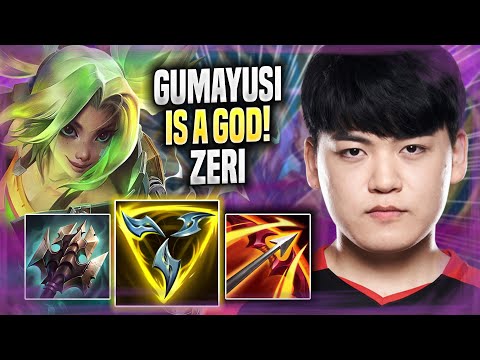 GUMAYUSI IS A GOD WITH ZERI! - T1 Gumayusi Plays Zeri ADC vs Kai'sa! | Season 2022