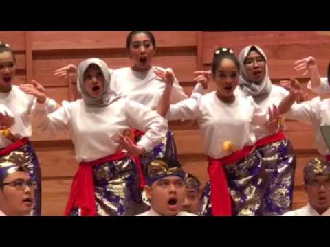 Grazia Vocalista 10th Orientale Concentus International Choral Festival 2017 SOTA Singapore - Janger
