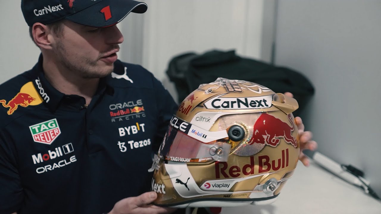 Max Verstappen reveals his World Champion 2022 helmet