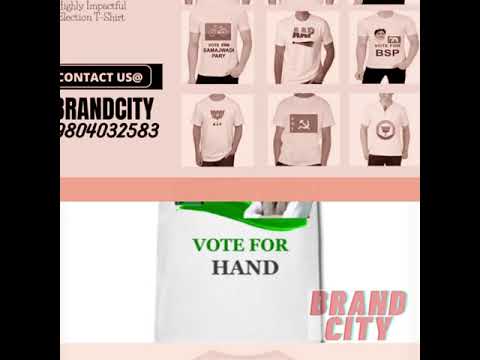 Unisex polyester election campaign promotional t shirts