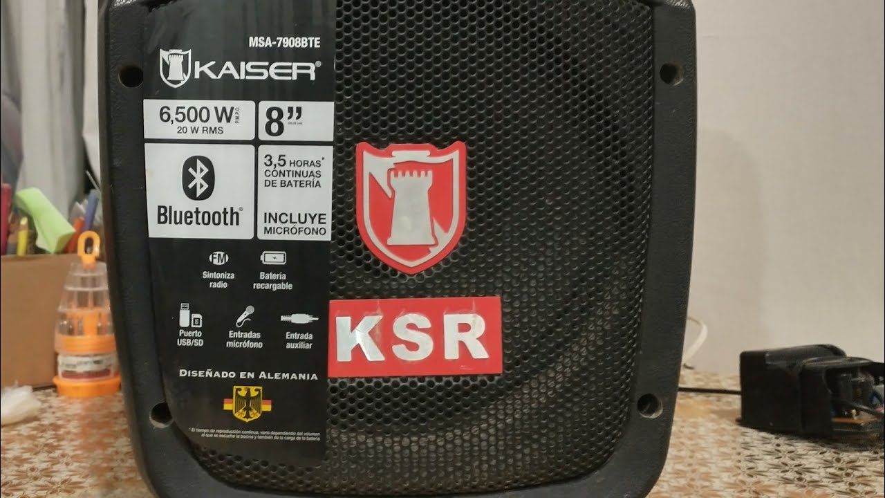 Bocina Kaiser, no funciona la pila