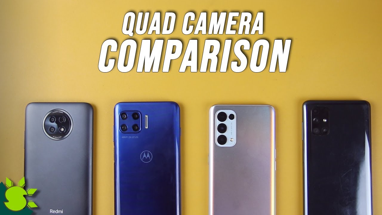 Reno5 vs Redmi Note 9t, Moto G Plus, Samsung M51 - Quad Camera Comparison