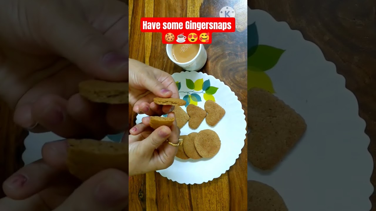 Gingersnaps 🍪#Shorts #Viral #Ginger #cookies