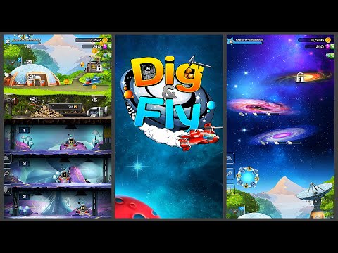 Dig & Fly: Epic Puzzle Idle Game (Early Access) (Gameplay Android)