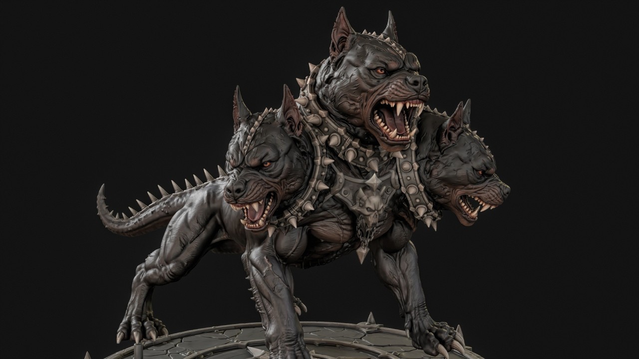 Cerberus 3D Print Ready 3D Print Model