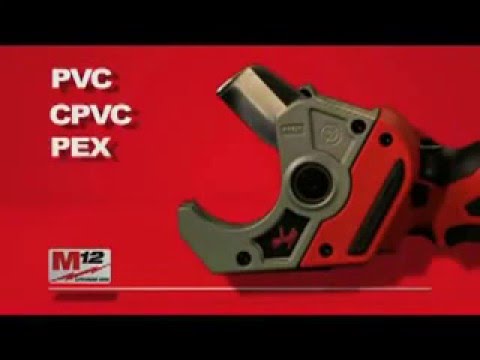 Milwaukee Cordless PEX & PVC Pipe Cutter C12 PPC