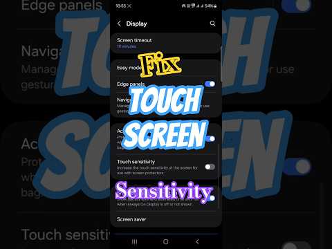 How to fix Touch Screen sensitivity on Android Mobile? #shortsfeed