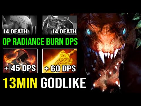 WTF +105 Radiance Burn DPS Offlane Carry Primal Beast Crazy Onslaught EZ Counter Void Dota 2