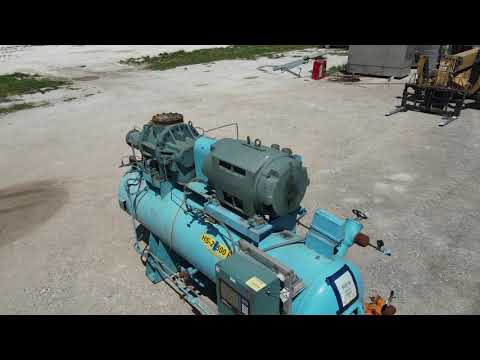 Genemco- Frick Rotary Screw Compressor Package, Model TDSH233L- 500 HP
