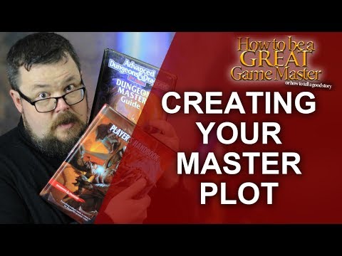 Great GM: Creating a Master Plot for your Role playing game - RPG and GM Tips