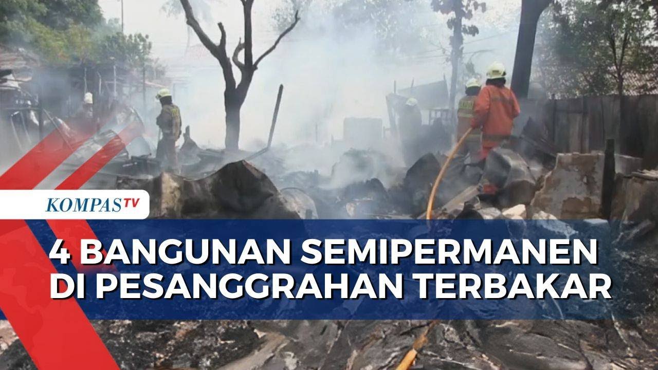Kebakaran Hanguskan 4 Bangunan Semipermanen di Jaksel, Warga Sebut Dengar Suara Ledakan