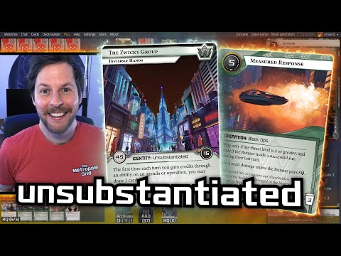 Unsubstantiated - Android: Netrunner // LIVE