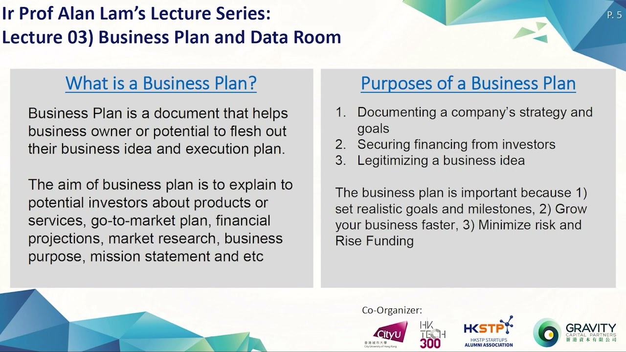 GAP009-20230203 Alan's Lecture-Business Plan Intro and Reference