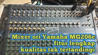 Video thumbnail for MIXER ORI YAMAHA MG206c fitur lengkap kualitas tak tertandingi by MJ Audio Vlog
