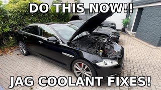 Jaguar XJ Common Faults - Cooling System Leaks - How to fix x351 XE XF L405 coolant loss tutorial