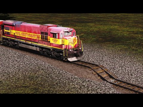 Trains Running on unfinished Railway Tracks  Train VS Risky Tracks  Train Simulator