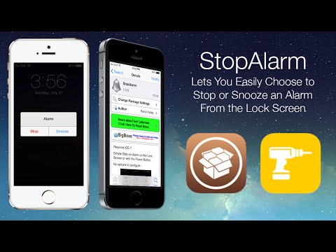 StopAlarm: Lets You Easily Choose to Stop or Snooze an Alarm From the Lock Screen