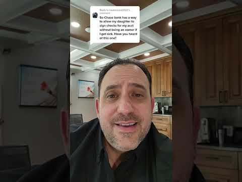 Authorized Signer is better than joint ownership on bank accounts. #mortellarolaw #lawyersoftiktok