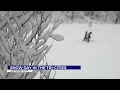 Johnson City Transformed Into True Winter Wonderland Following Heavy Snowfall