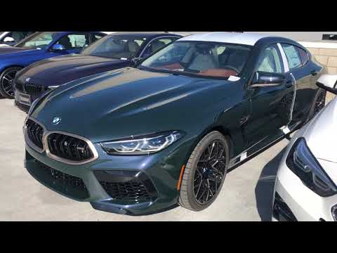 2020 BMW M8 Gran Coupe 1 of 400 in Aurora Diamant Green Metallic