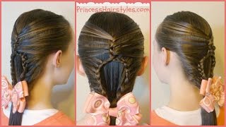 Teardrop Mermaid Braid Hairstyle