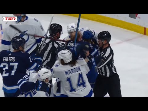 Winnipeg Jets Vs Tampa Bay Lightning Scrum